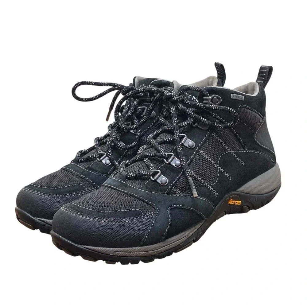 Dansko Paxton Black Suede Waterproof Boots‎ Women's EU 40 US 9.5-10